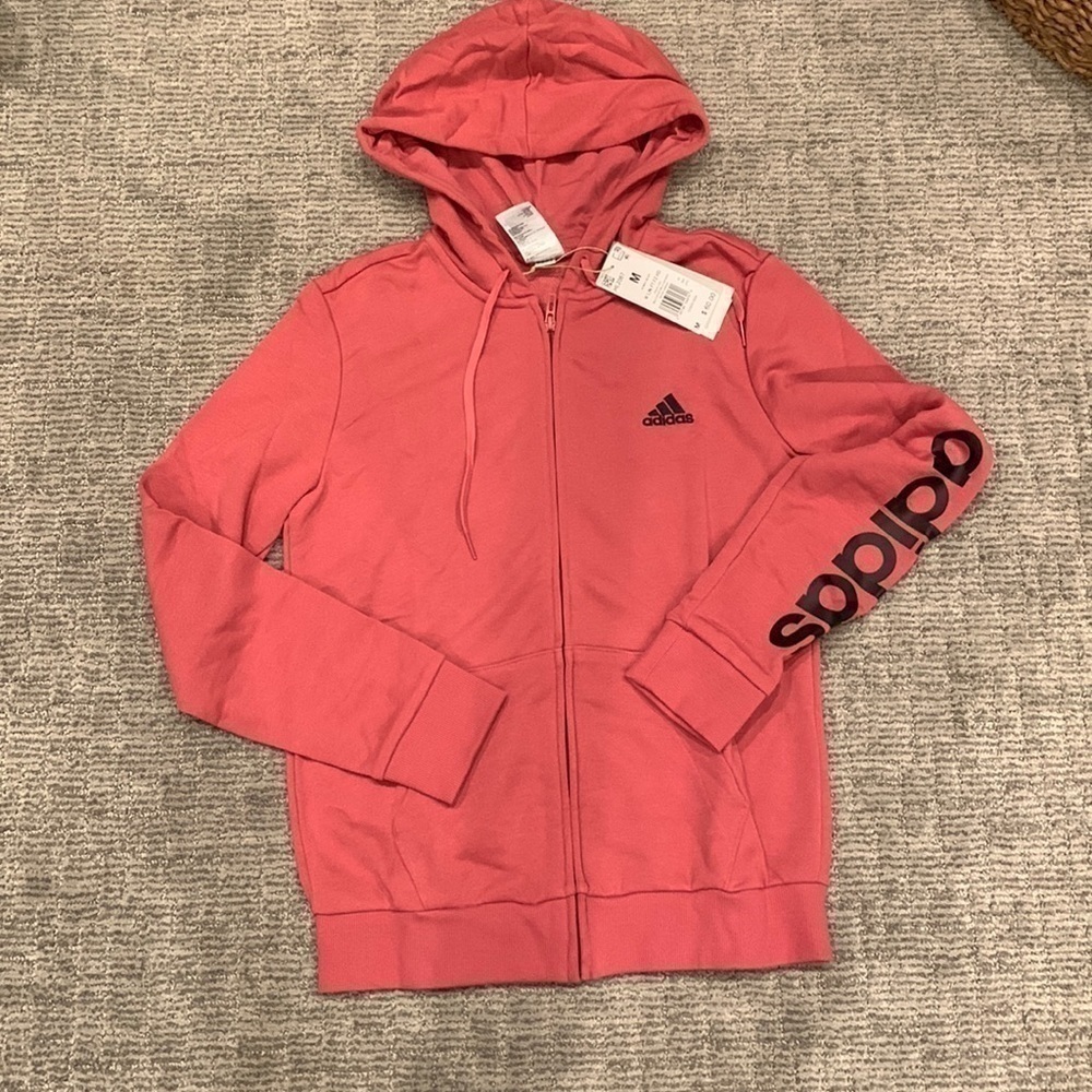 Adidas Hoodie with Logo on Sleeve